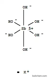 Molecular Structure of 12208-13-8 (POTASSIUM HEXAHYDROXOANTIMONATE(V))