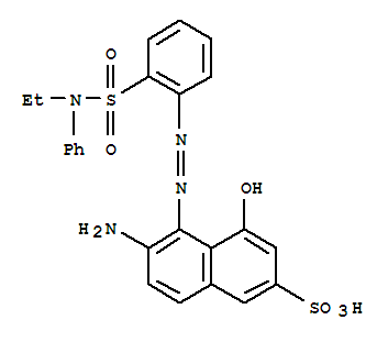 2-Naphthalenesulfonicacid, 6-amino-5-[2-[2-[(ethylphenylamino)sulfonyl]phenyl]diazenyl]-4-hydroxy-(12217-34-4)