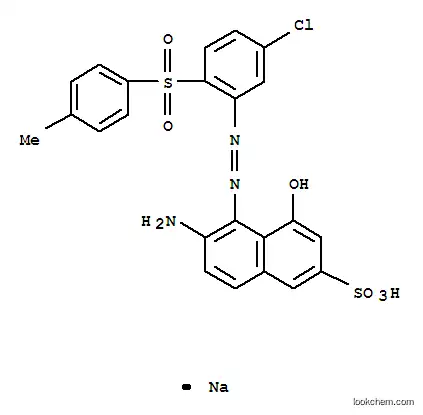 Molecular Structure of 12220-30-3 (sodium 5-[2-[5-chloro-2-(4-methylphenyl)sulfonyl-phenyl]hydrazinyl]-6-imino-4-oxo-naphthalene-2-sulfonate)