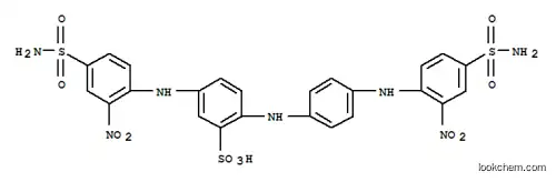 Molecular Structure of 12239-00-8 (5-[[4-(aminosulphonyl)-2-nitrophenyl]amino]-2-[[4-[[4-(aminosulphonyl)-2-nitrophenyl]amino]phenyl]amino]benzenesulphonic acid)