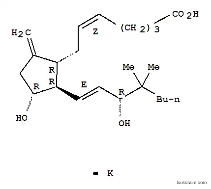 Molecular Structure of 122576-55-0 (9-DEOXY-9-METHYLENE-16,16-DIMETHYL PROSTAGLANDIN E2, POTASSIUM SALT)