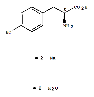 Molecular Structure of 122666-87-9 (L-Tyrosine, sodiumsalt, hydrate (1:2:2))