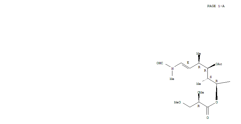 Propanoic acid,2,3-dimethoxy-,(1R,2S,3R,4R,5E)-3-(acetyloxy)-6-(formylmethylamino)-1-[(3S,4S)-5-[(10S,11R,13E,16S,20S,21R,22S,24E)-16-hydroxy-10,22-dimethoxy-11,21-dimethyl-12,18-dioxo-3,7,19,27-tetra(122752-21-0)