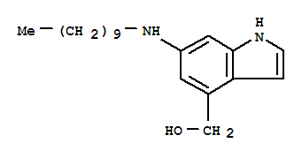 1H-Indole-4-methanol,6-(decylamino)-