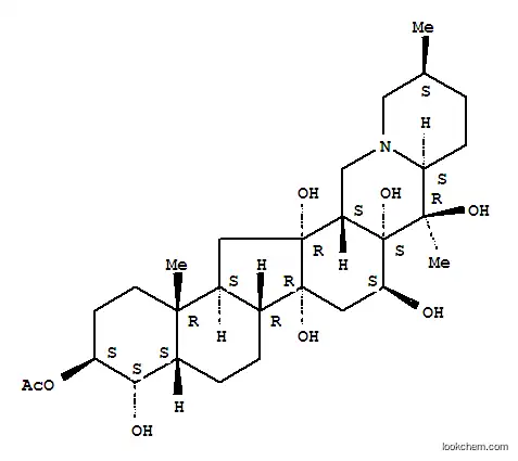 Molecular Structure of 124-80-1 (sabadine)