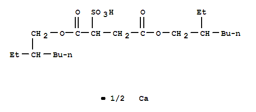 Butanedioic acid,2-sulfo-, 1,4-bis(2-ethylhexyl) ester, calcium salt (2:1)
