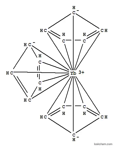 Molecular Structure of 1295-20-1 (Tris(cyclopentadienyl)ytterbium)