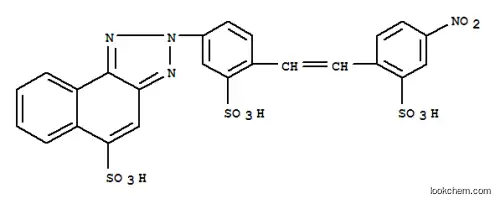 Molecular Structure of 131-43-1 (2-[4-[2-(4-nitro-2-sulphophenyl)vinyl]-3-sulphophenyl]-2H-naphtho[1,2-d]triazole-5-sulphonic acid)