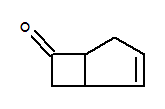 Molecular Structure of 13173-09-6 ((+/-)-cis-Bicyclo[3.2.0]hept-2-en-6-one)