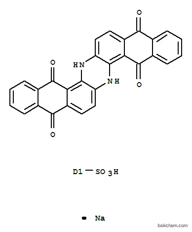 Molecular Structure of 1324-29-4 (sodium 5,6,9,14,15,18-hexahydro-5,9,14,18-tetraoxoanthrazinesulphonate)