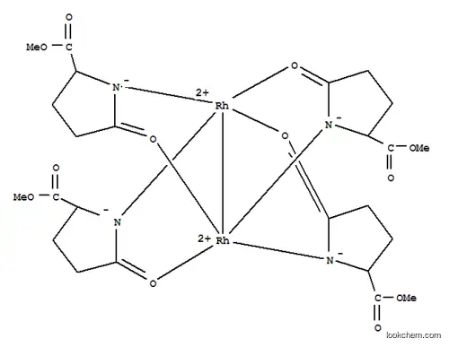 Molecular Structure of 132435-65-5 (DIRHODIUM (II) TETRAKIS(METHYL 2-PYRROLIDONE-5(S)-CARBOXYLATE)ACETONITRILE/2-PROPANOL COMPLEX)