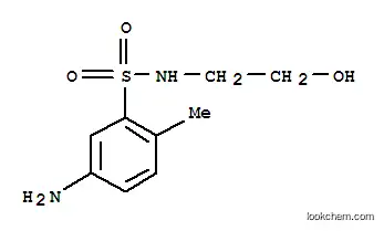 Molecular Structure of 13248-55-0 (5-amino-N-(2-hydroxyethyl)-2-methylbenzenesulphonamide)
