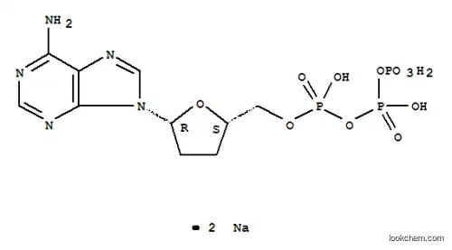 Molecular Structure of 132619-65-9 (2',3'-DIDEOXYADENOSINE-5'-O-TRIPHOSPHATE SODIUM SALT)