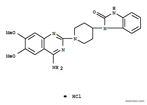 2H-Benzimidazol-2-one, 1,3-dihydro-1-(1-(4-amino-6,7-dimethoxy-2-quinaolinyl)-4-piperidinyl)-, monohydrochloride
