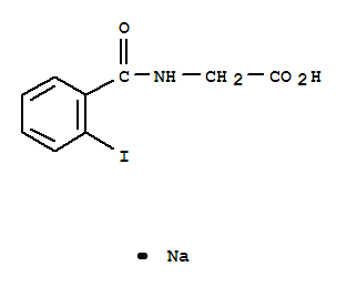 Glycine,N-(2-iodobenzoyl)-, sodium salt (1:1)(133-17-5)