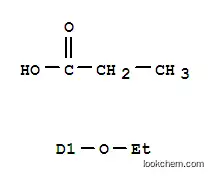 Molecular Structure of 1331-11-9 (3-Ethoxypropionic acid)