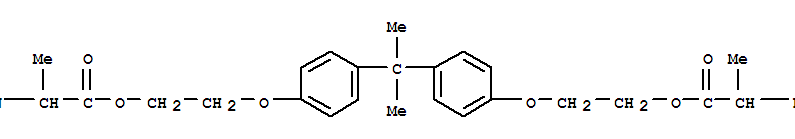 1-Aziridineacetic acid,a-methyl-,[(1-methylethylidene)bis(4,1-phenyleneoxy)]di-2,1-ethanediyl ester (9CI)