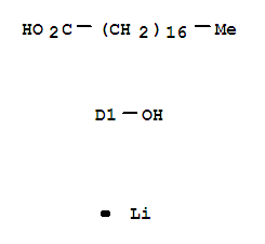 Octadecanoic acid,hydroxy-, monolithium salt
