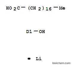 Molecular Structure of 1333-61-5 (lithium hydroxyoctadecanoate)
