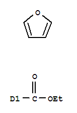 Molecular Structure of 1335-40-6 (Furancarboxylic acid,ethyl ester)