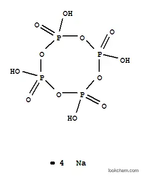 Molecular Structure of 13396-41-3 (tetrasodium tetrametaphosphate)