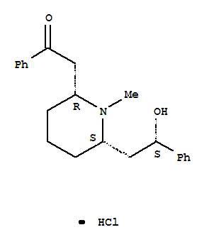 Molecular Structure of 134-63-4 (alpha-Lobeline hydrochloride)