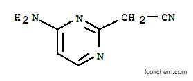 Molecular Structure of 134318-72-2 (2-Pyrimidineacetonitrile, 4-amino- (9CI))
