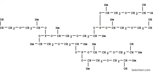Molecular Structure of 13474-96-9 (bis[13-hydroxy-7-[2-(2-hydroxypropoxy)-1-methylethoxy]-1,5,9-trimethyl-3,6,8,11-tetraoxa-7-phosphatetradec-1-yl][2-(2-hydroxypropoxy)-1-methylethyl]phosphine)