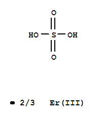 Molecular Structure of 13478-49-4 (Sulfuric acid,erbium(3+) salt (3:2))