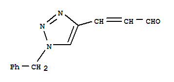 Molecular Structure of 13482-78-5 (2-Propenal,3-[1-(phenylmethyl)-1H-1,2,3-triazol-4-yl]-)