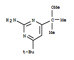 4-tert-Butyl-6-(1-methoxy-1-methyl-ethyl)-pyrimidin-2-ylamine(135324-04-8)