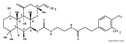 Molecular Structure of 136133-69-2 (N-(3-(4-azido-3-iodophenyl)-propionamide)-7-aminoethylcarbamyl-7-desacetylforskolin)