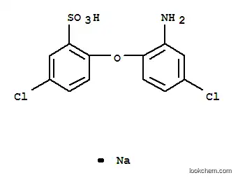 Molecular Structure of 136213-81-5 (Sodium 2-amino-4,4'-dichlorodiphenylether-2'-sulfonate)