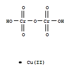 13675-47-3,copper dichromate,Copperdichromate (6CI); Copper dichromate(VI) (7CI); Dichromic acid (H2Cr2O7),copper(2+) salt (1:1) (8CI); Chromium copper oxide (Cr2CuO7); Copper chromate;Copper chromate (CuCr2O7); Copper dichromate (CuCr2O7); Cupric dichromate(VI)