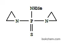 Molecular Structure of 13687-09-7 (BIS(AZIRIDINYL)METHYLAMINO PHOSPHINE SULFIDE)