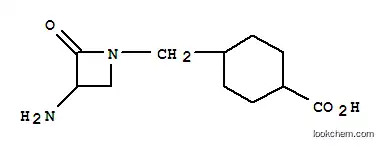 Molecular Structure of 137232-05-4 (4-(3-amino-2-oxoazetidinonyl-1)methylcyclohexanecarboxylic acid)