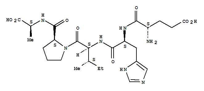 L-Alanine,N-[1-[N-(N-L-a-glutamyl-L-histidyl)-L-isoleucyl]-L-prolyl]-(9CI)