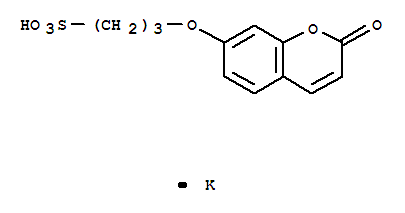1-Propanesulfonic acid,3-[(2-oxo-2H-1-benzopyran-7-yl)oxy]-, potassium salt (1:1)