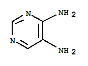 Molecular Structure of 13754-19-3 (4,5-Pyrimidinediamine)