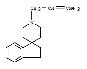 3,4-dihydro-1'-(3-methylbut-2-enyl)spiro(1H-indene-1,4'-piperidine)