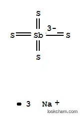 Molecular Structure of 13776-84-6 (SODIUM THIOANTIMONATE)