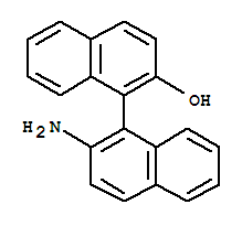 Molecular Structure of 137848-28-3 (R-2'-amino-1,1'-binaphthalen-2-ol)
