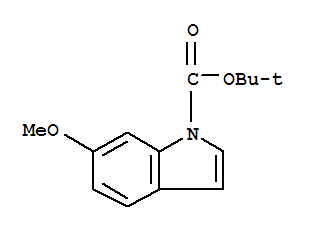 Molecular Structure of 138344-18-0 (1-(tert-Butoxycarbonyl)-6-methoxyindole)