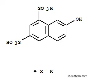 Molecular Structure of 13846-08-7 (7-hydroxy-1,3-naphthalenesulfonic acid, potassium salt)