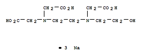 Sodium N-(2-hydroxylethyl)ethylenediamine-N,N',N'-triacetate(139-89-9)