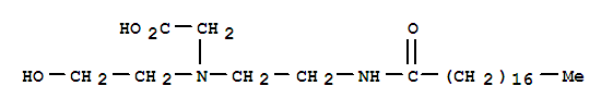 2-[2-hydroxyethyl-[2-(octadecanoylamino)ethyl]amino]acetic acid