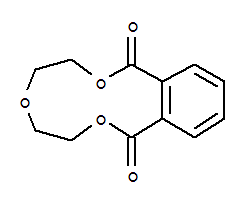 Molecular Structure of 13988-26-6 (2,5,8-Benzotrioxacycloundecin-1,9-dione, 3,4,6,7-tetrahydro-)