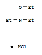 Molecular Structure of 13989-32-7 (Ethanamine,N-ethoxy-N-ethyl-, hydrochloride (1:1))