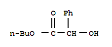 Molecular Structure of 14007-02-4 (Benzeneacetic acid, alpha-hydroxy-, butyl ester)