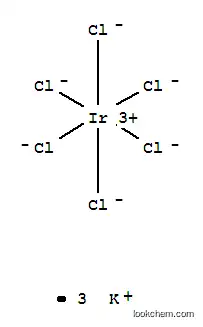 Molecular Structure of 14024-41-0 (POTASSIUM HEXACHLOROIRIDATE (III))